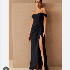 Anthropologie, BHLDN ROSSI CREPE MAXI DRESS Size 4, bridesmaid dress